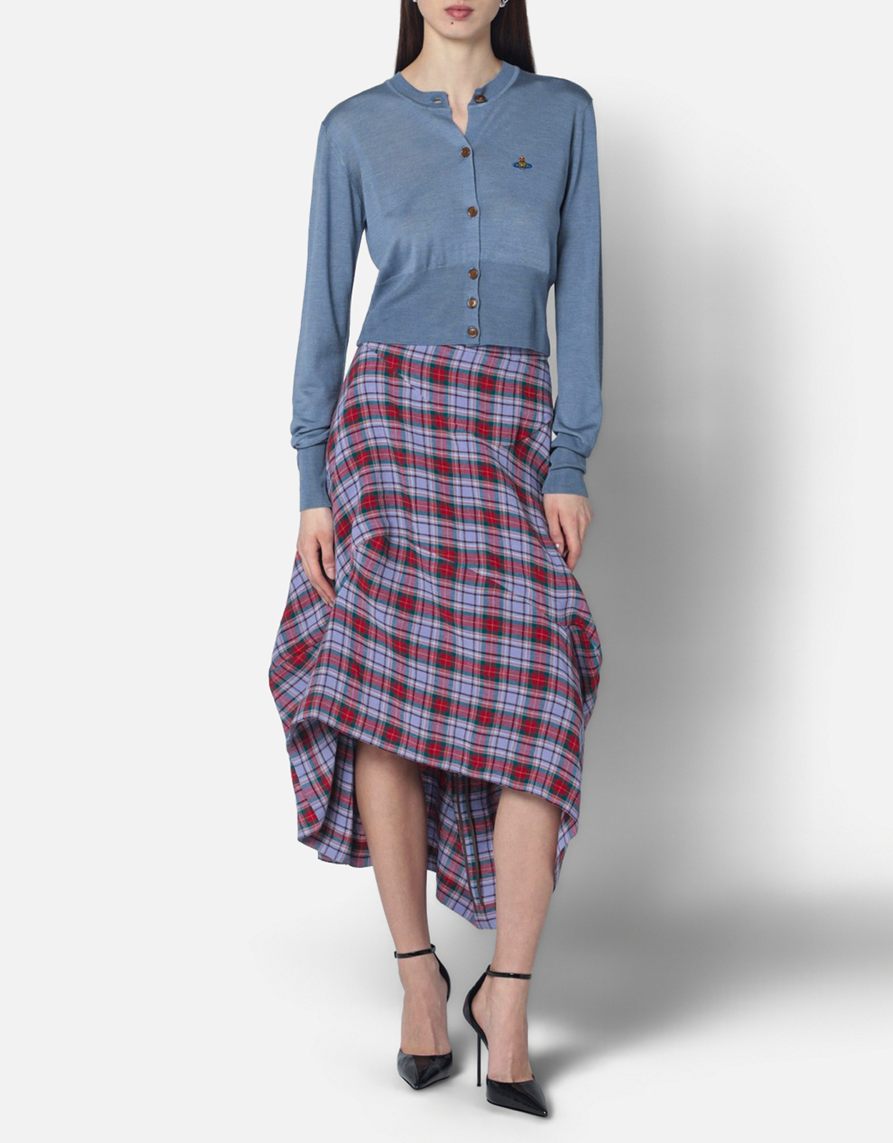Vivienne Westwood Bea Wool Blend Cropped Cardigan Vivienne Westwood Bea Wool Blend Cropped Cardigan