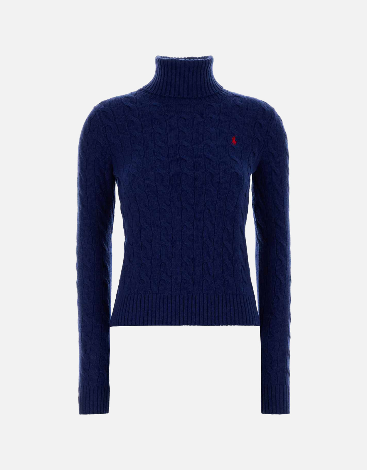 Polo Ralph Lauren Wool Cashmere Logo Embroidered Turtleneck Sweaters
