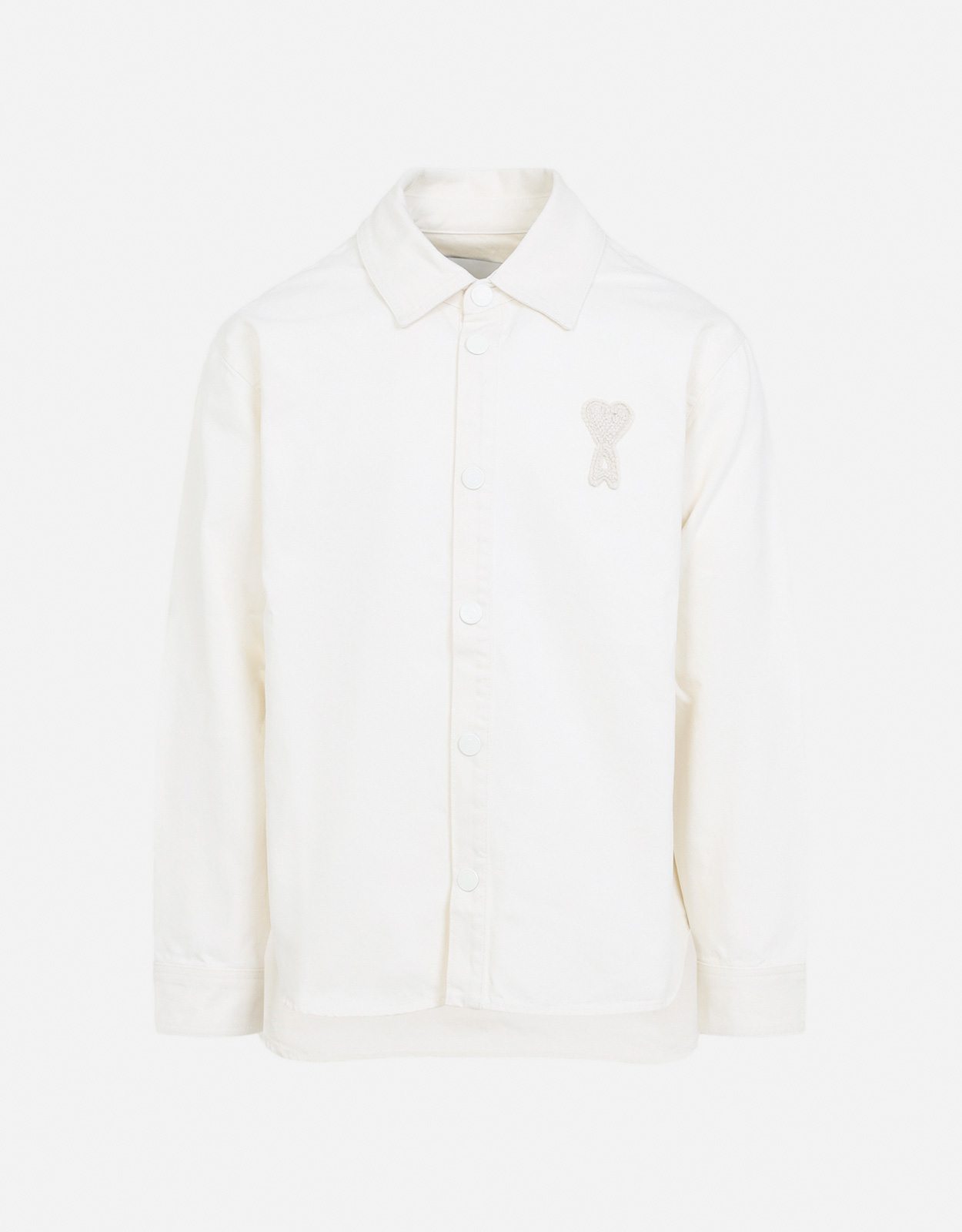 AMI Paris Men’s Ami De Coeur Cotton Overshirt AMI Paris Men’s Ami De Coeur Cotton Overshirt