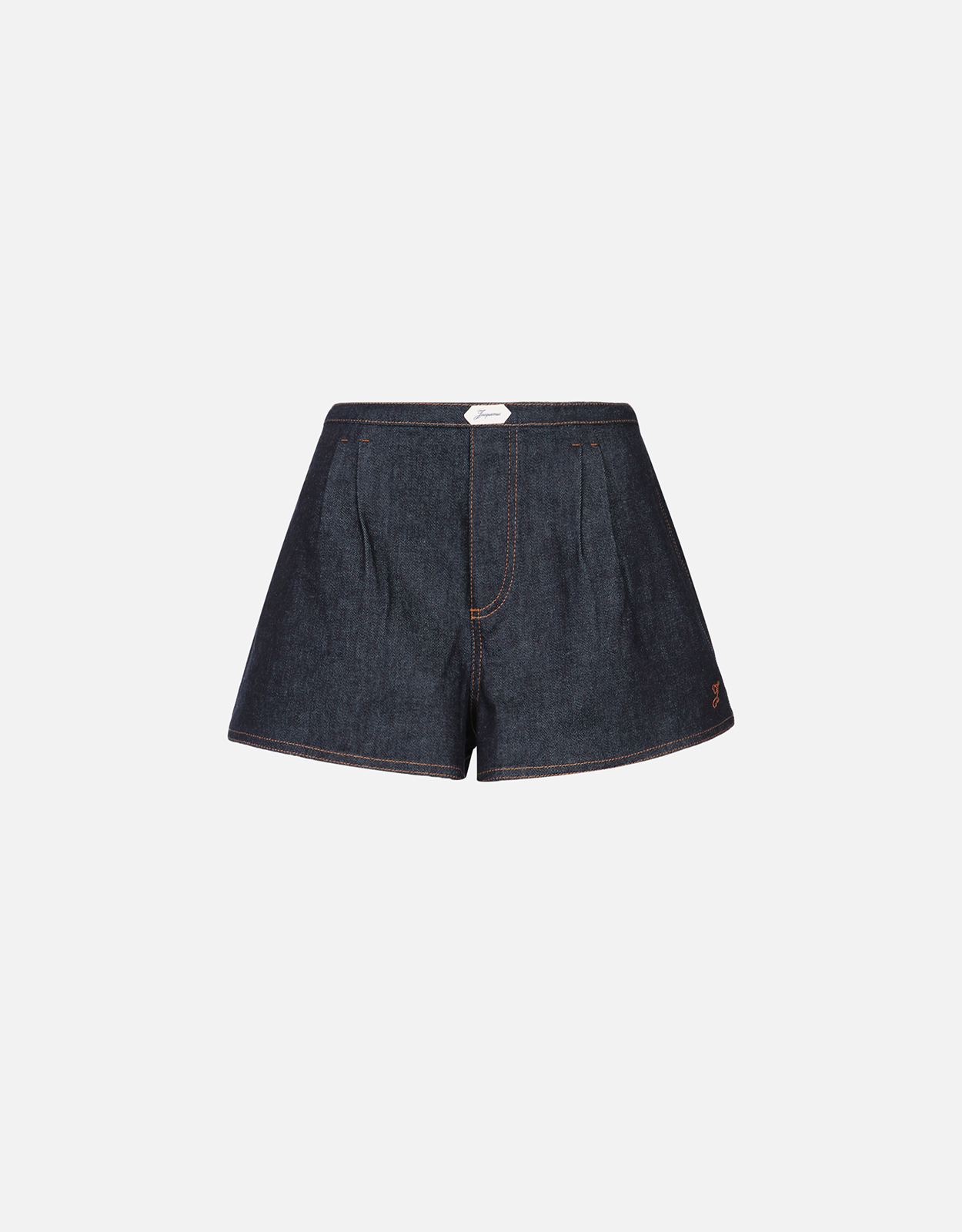 Jacquemus Amelo Cotton Cashmere Stretch Denim Mid Rise Shorts – IT