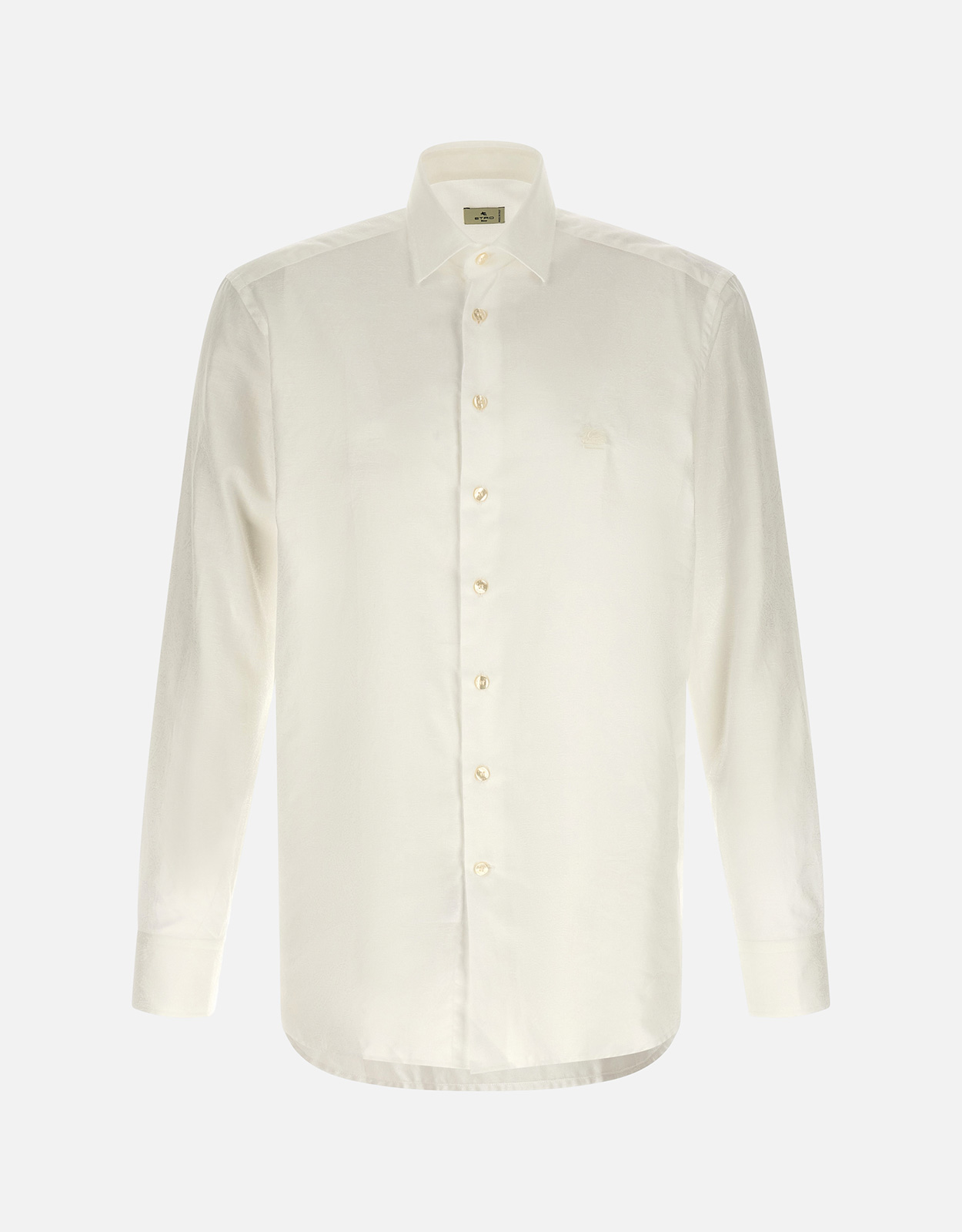Etro Men’s Cotton Jacquard Paisley Regular Fit Shirt