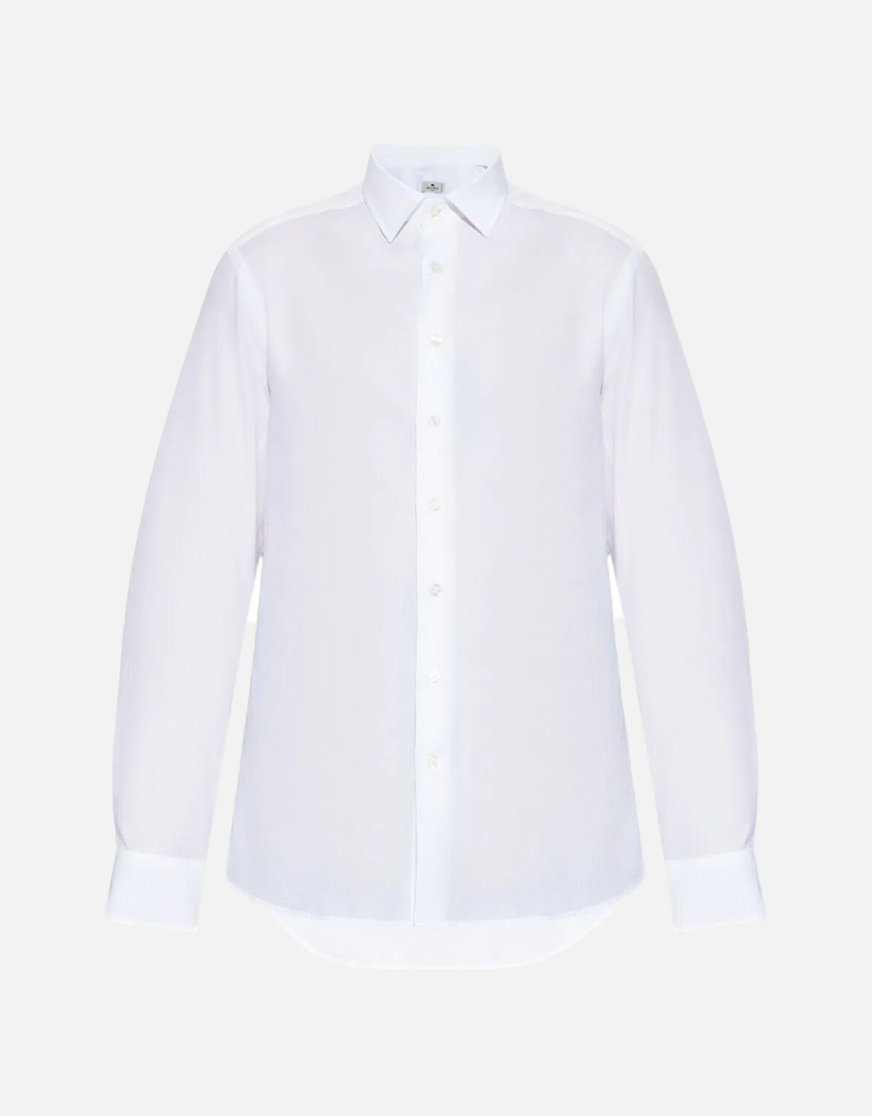 Etro Men’s Cotton Jacquard Shirt With Gecko Motif