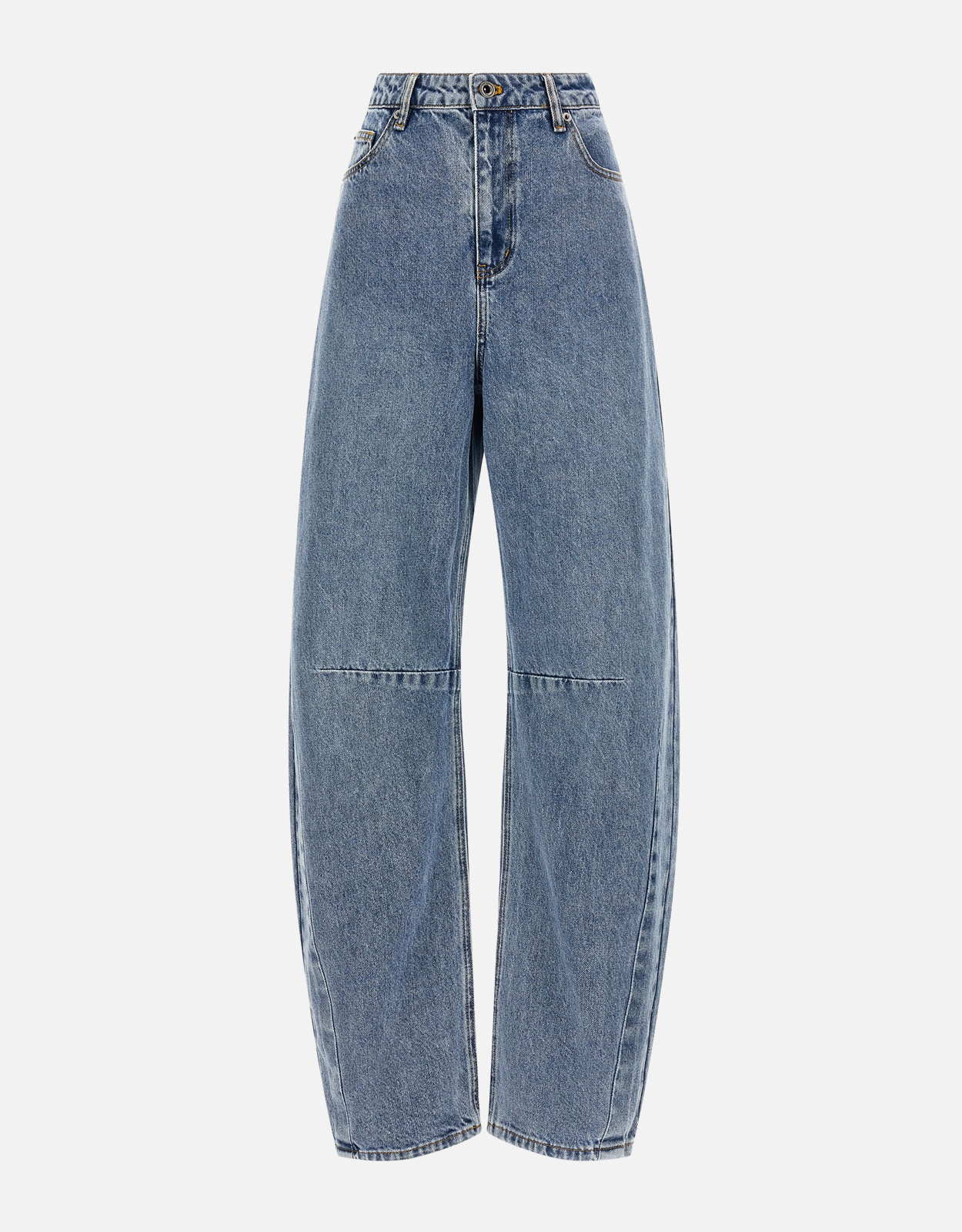 Self-Portrait Blue Barrel Leg Jeans Self-Portrait Blue Barrel Leg Jeans