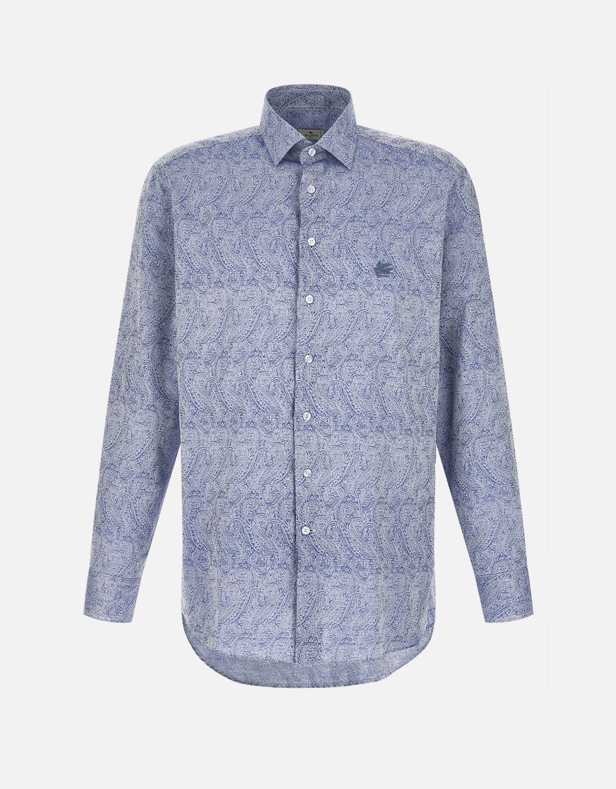 Etro Men’s Cotton Jacquard Paisley Regular Fit Shirt