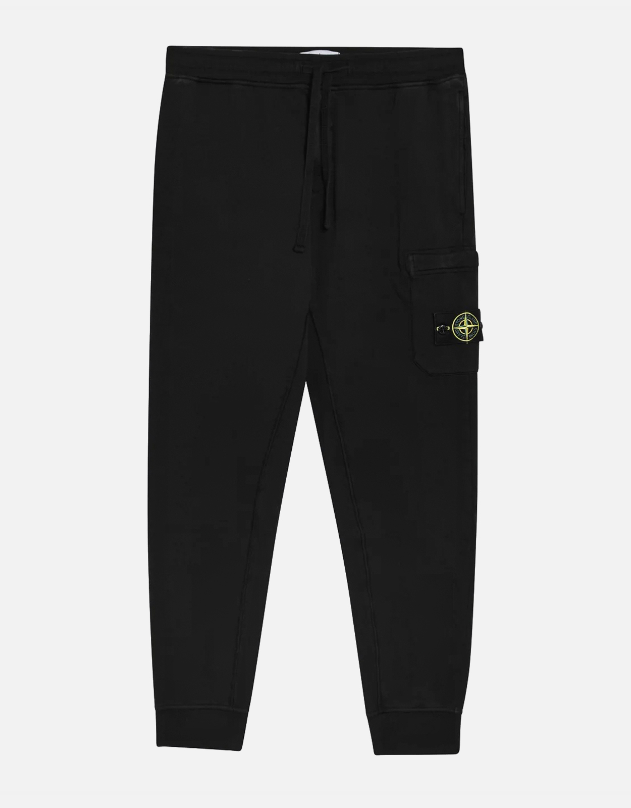 Stone Island Men’s Organic Cotton Fleece Zipper Pocket Slim Sweatpants Stone Island Men’s Organic Cotton Fleece Zipper Pocket Slim Sweatpants