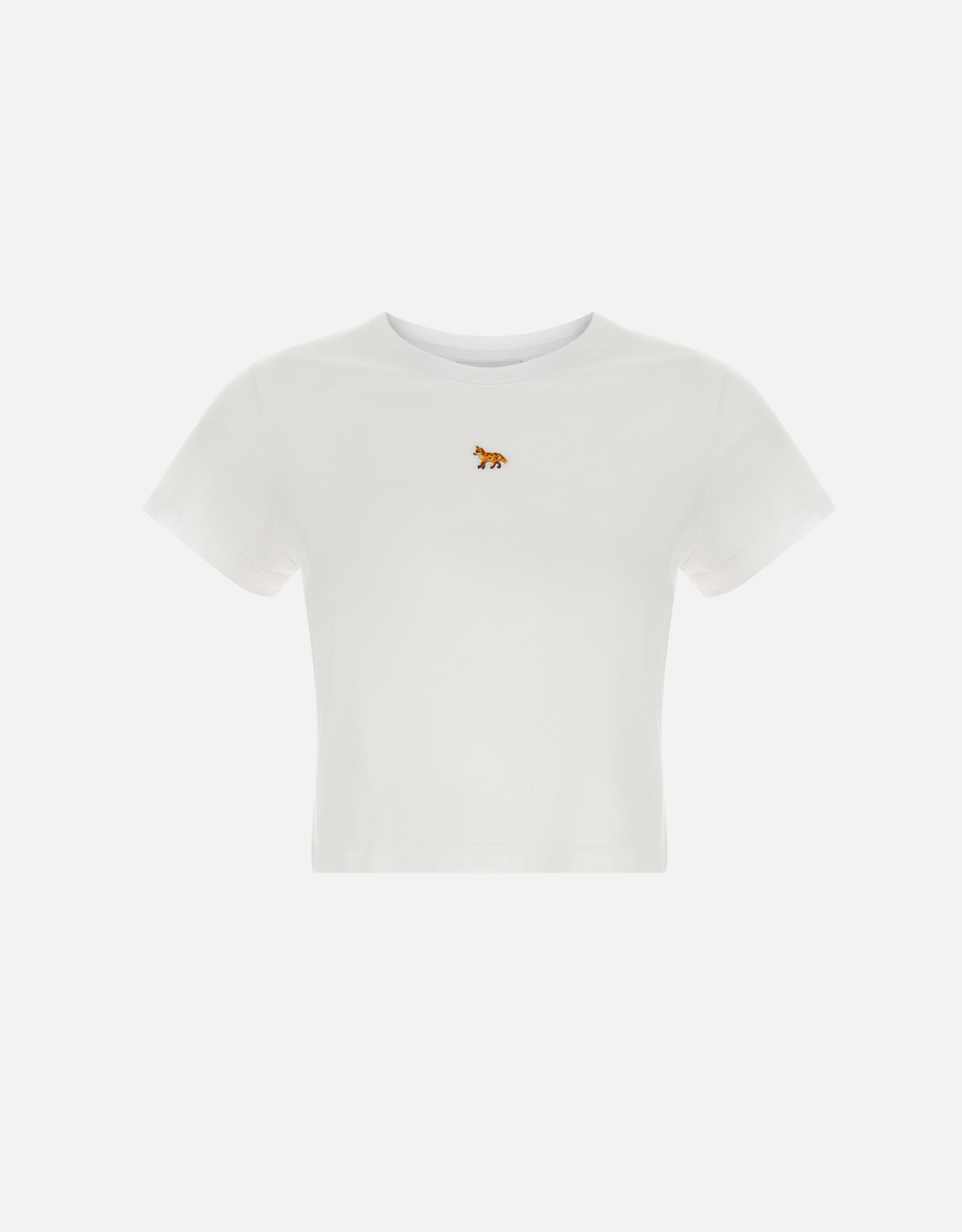Maison Kitsun Baby Fox Cropped Shirt Maison Kitsun Baby Fox Cropped Shirt