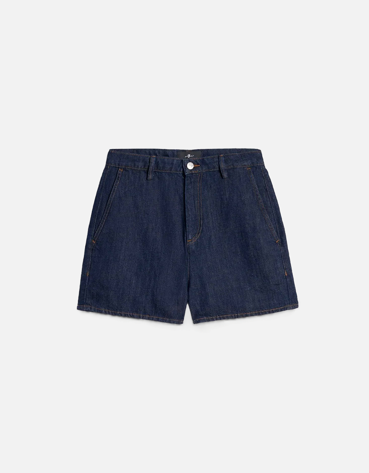 For All Mankind Linen Blend Denim Shorts For All Mankind Linen Blend Denim Shorts
