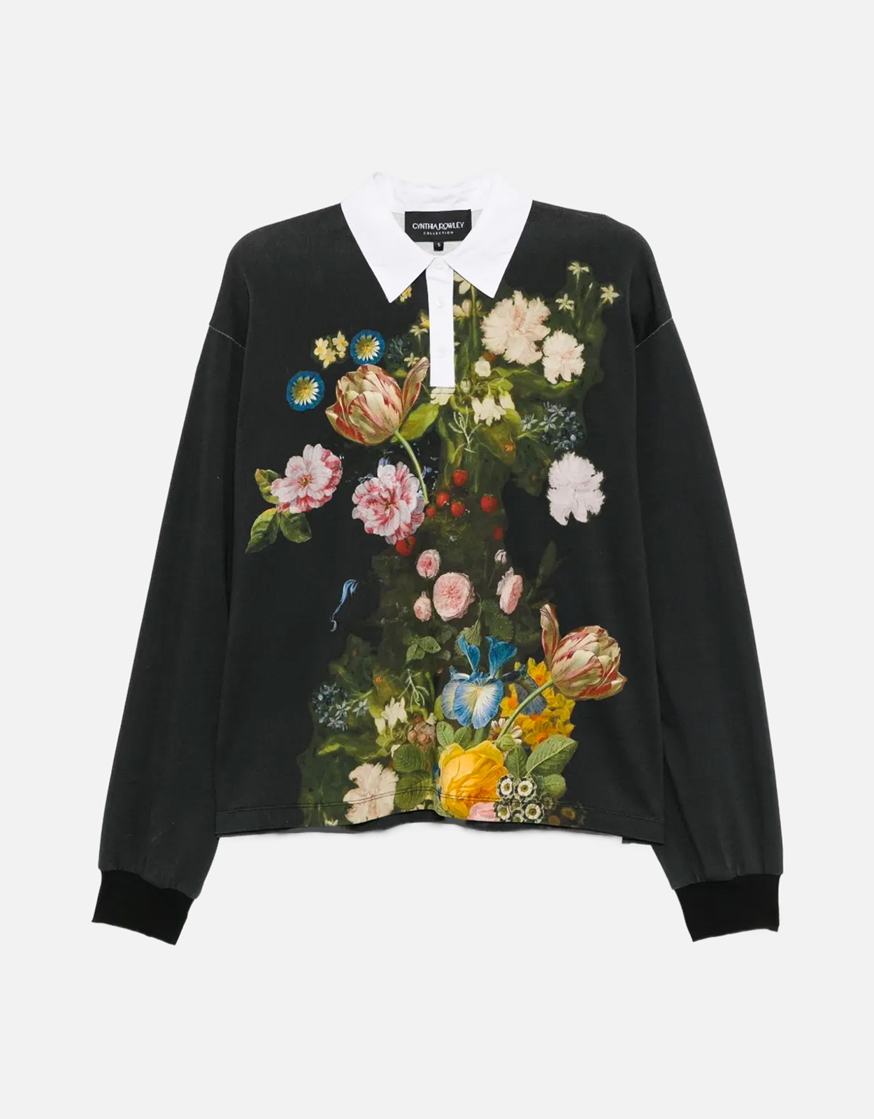 Cynthia Rowley Printed Cotton Rugby Shirt Cynthia Rowley Printed Cotton Rugby Shirt