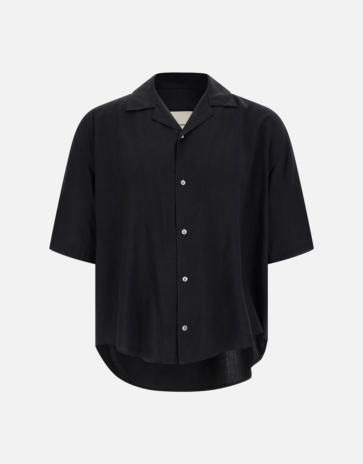 AMI Paris Men’s Ami Paris Viscose Boxy Shirt AMI Paris Men’s Ami Paris Viscose Boxy Shirt