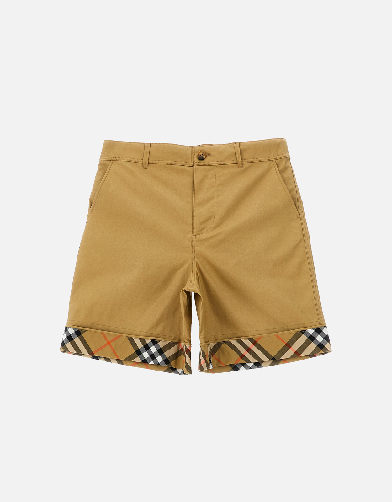 Burberry Kids Check Turn-up Cotton Shorts – Month M Burberry Kids Check Turn-up Cotton Shorts – Month M