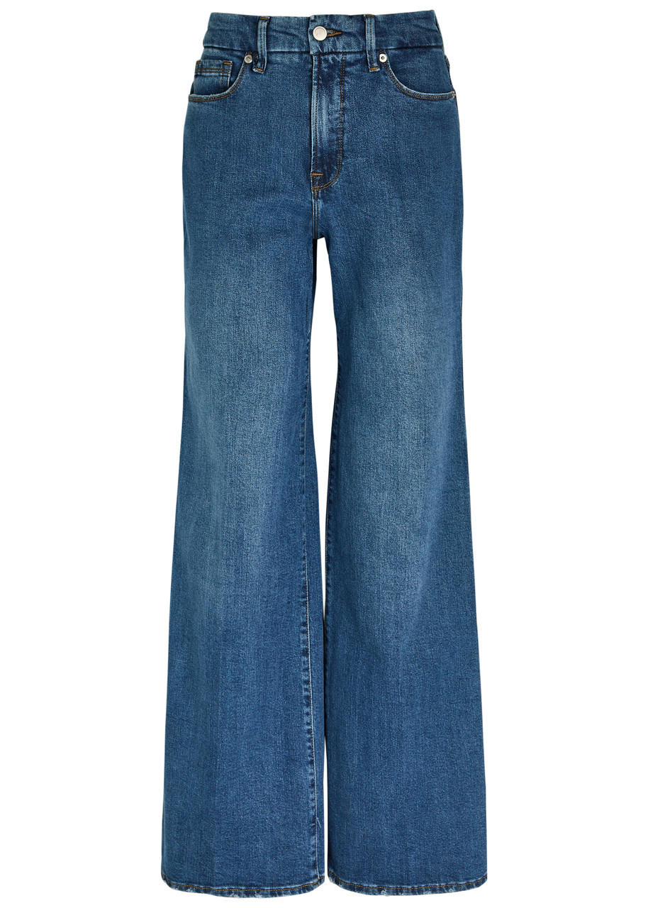 Good American Good Skate Wide-leg Jeans – Indigo – W L Good American Good Skate Wide-leg Jeans – Indigo – W L
