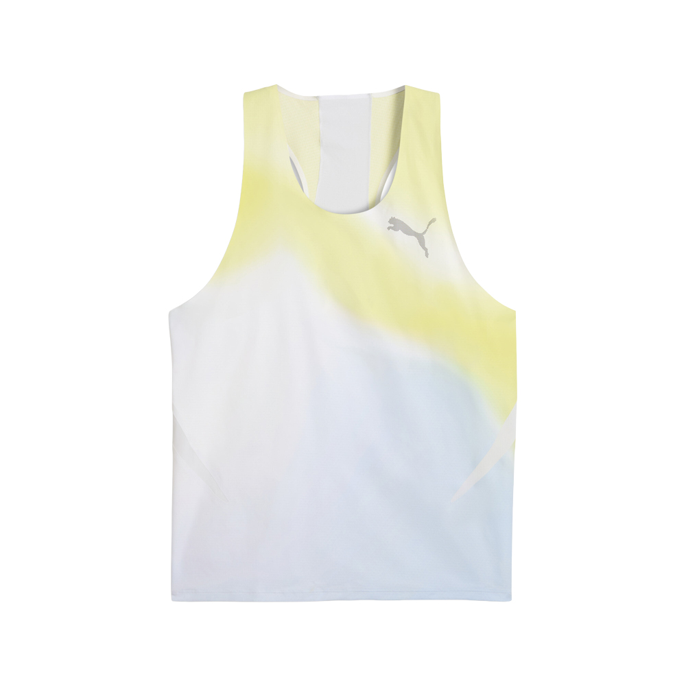 PUMA Lightspeed Ultraweave Graphic Crew Neck Singlet Tank Top PUMA Lightspeed Ultraweave Graphic Crew Neck Singlet Tank Top