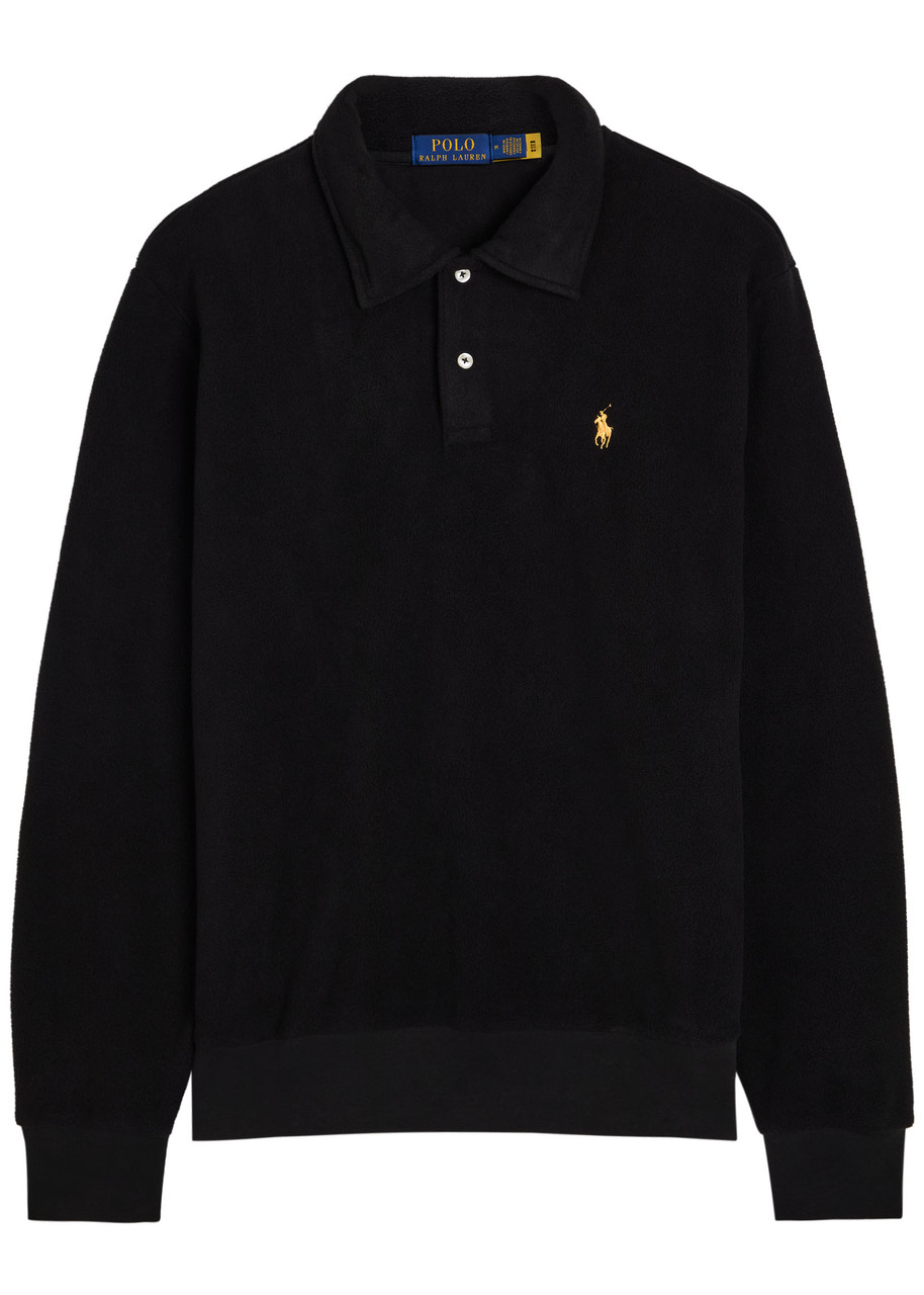 Polo Ralph Lauren Logo Cable-knit Wool and Cashmere-blend Jumper – Black Polo Ralph Lauren Logo Cable-knit Wool and Cashmere-blend Jumper – Black