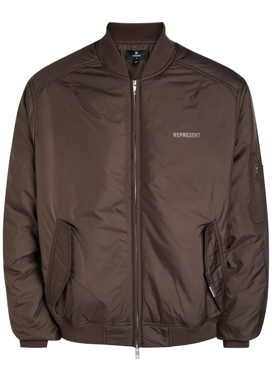 Represent Smart Quilted Shell Bomber Jacket – Black Represent Smart Quilted Shell Bomber Jacket – Black