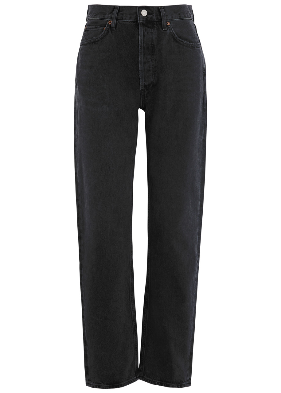 Agolde s P Straight-leg Jeans – Black – W S Agolde s P Straight-leg Jeans – Black – W S