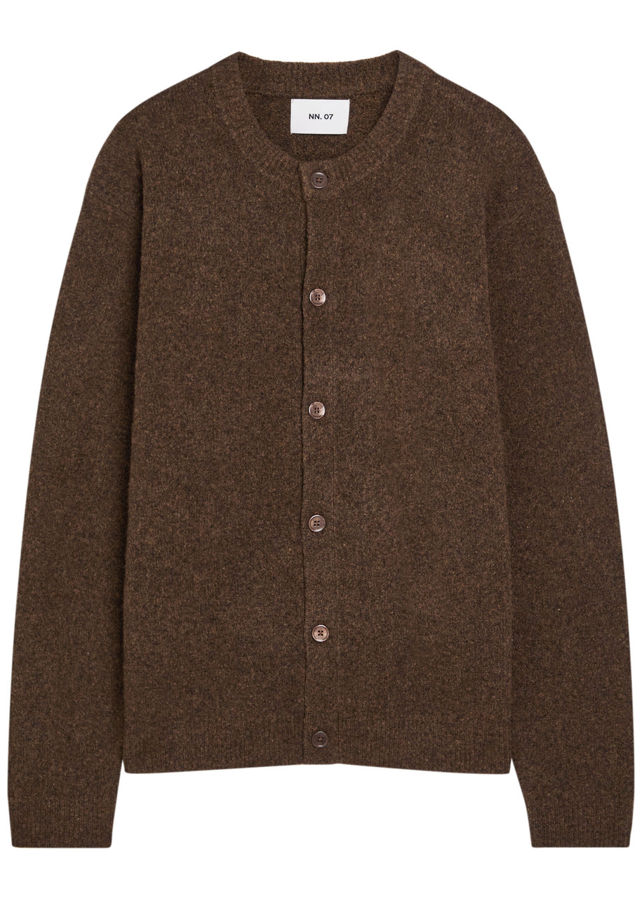 NN Jasper Wool-blend Cardigan – Brown NN Jasper Wool-blend Cardigan – Brown