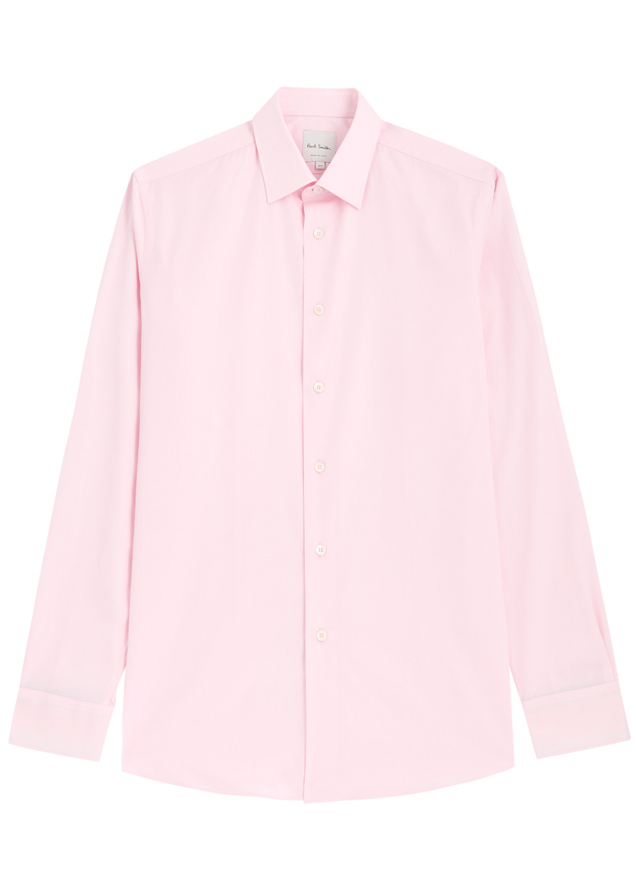Paul Smith Cotton-poplin Shirt – Light Pink – C S Paul Smith Cotton-poplin Shirt – Light Pink – C S
