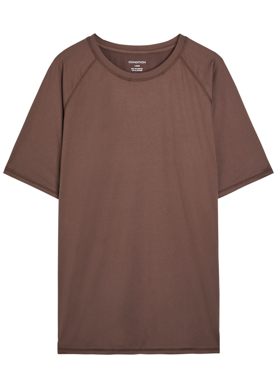 Condition Core Stretch-jersey shirt – Brown Condition Core Stretch-jersey shirt – Brown