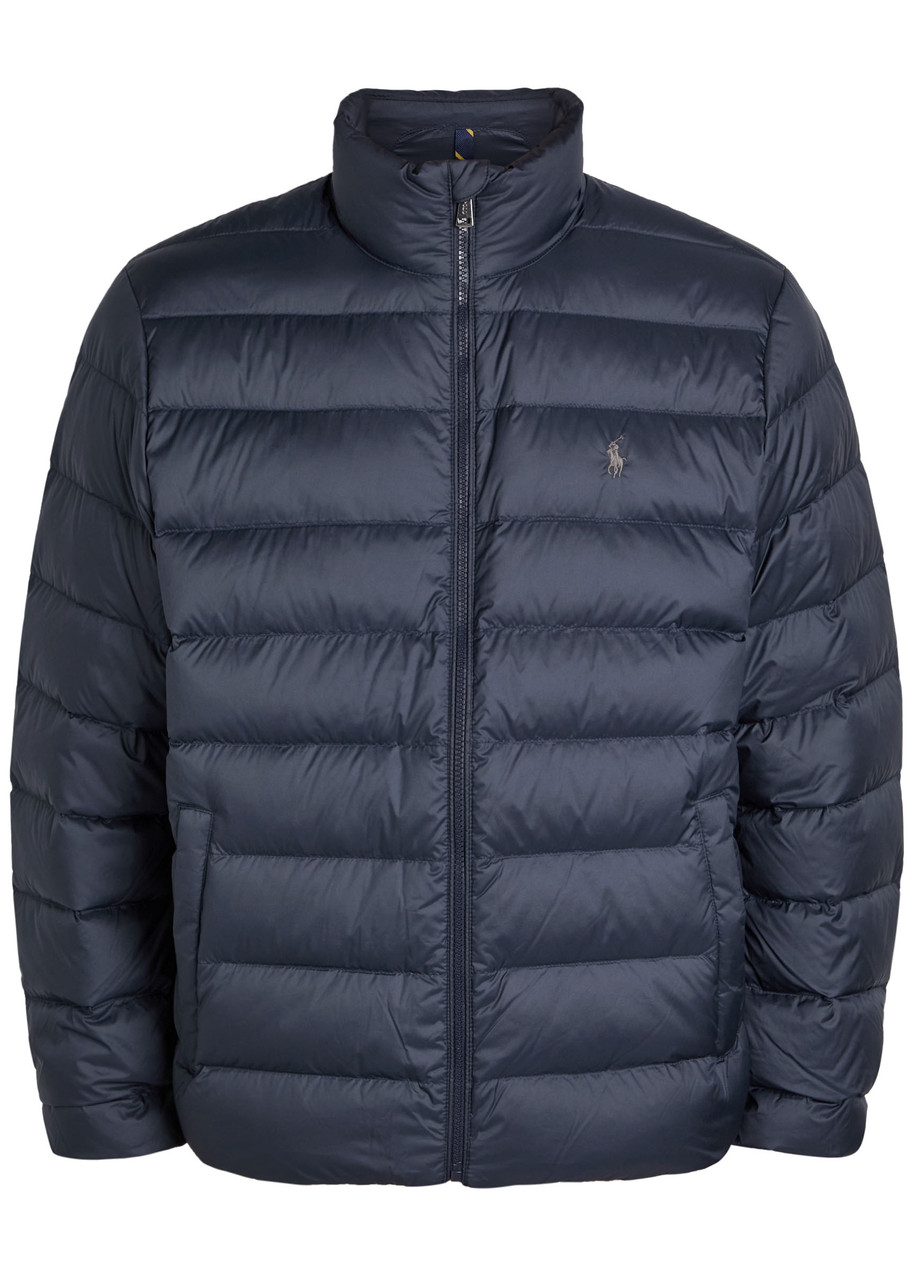 Polo Ralph Lauren Logo-embroidered Padded Shell Jacket – Navy Polo Ralph Lauren Logo-embroidered Padded Shell Jacket – Navy