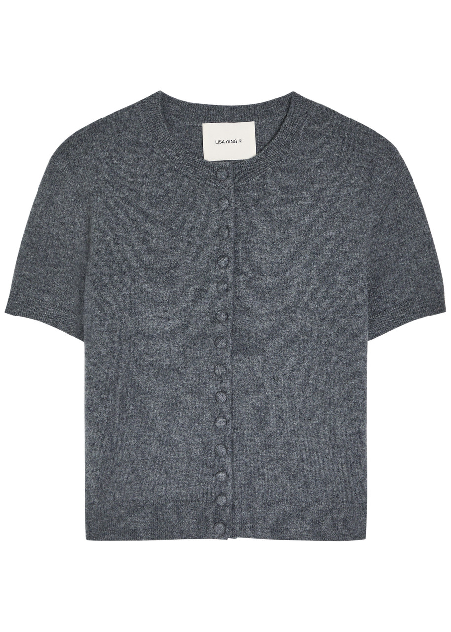 Lisa Yang Lunea Cashmere Cardigan – Grey – Lisa Yang Lunea Cashmere Cardigan – Grey –