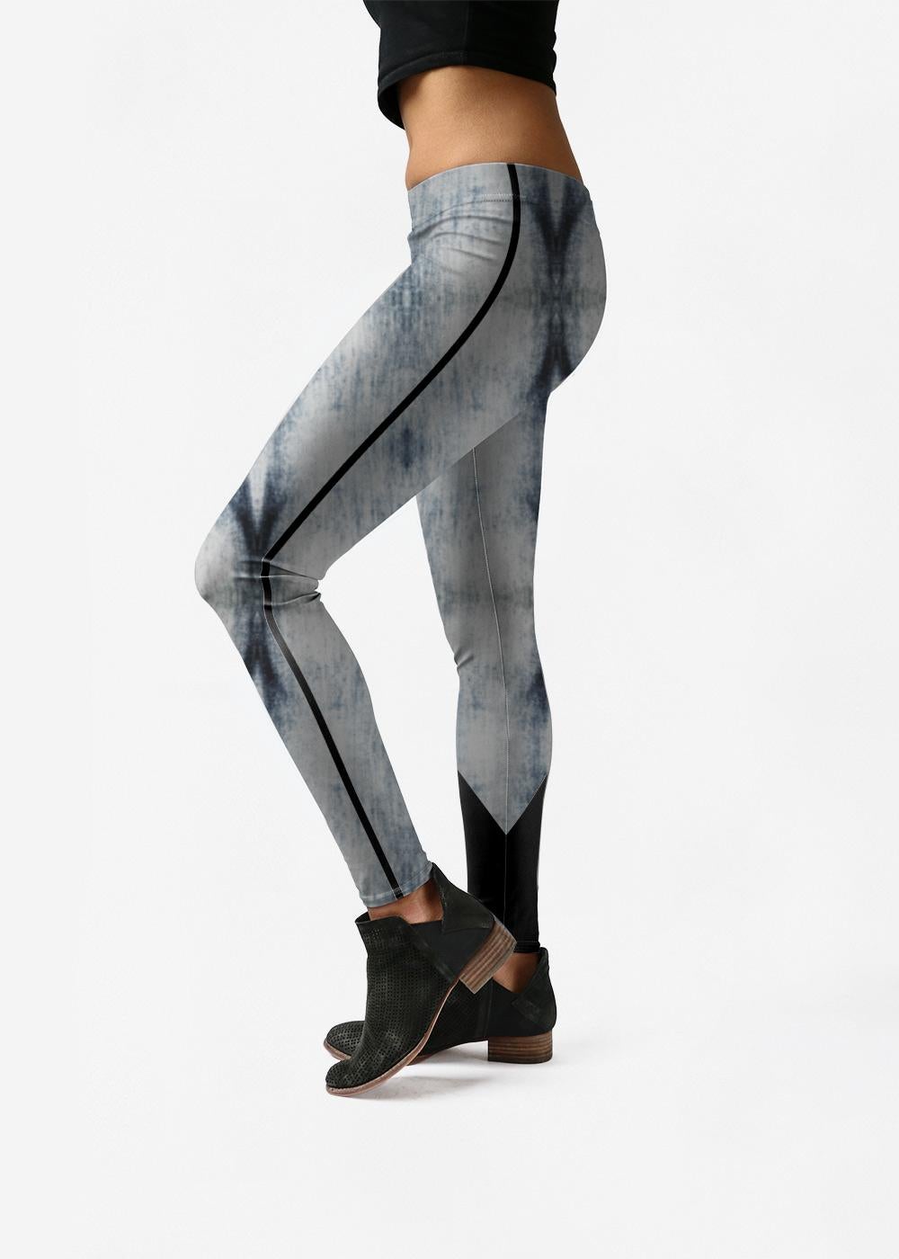 Leggings – Acid Wash Jeans Style by VIDA Original Artist