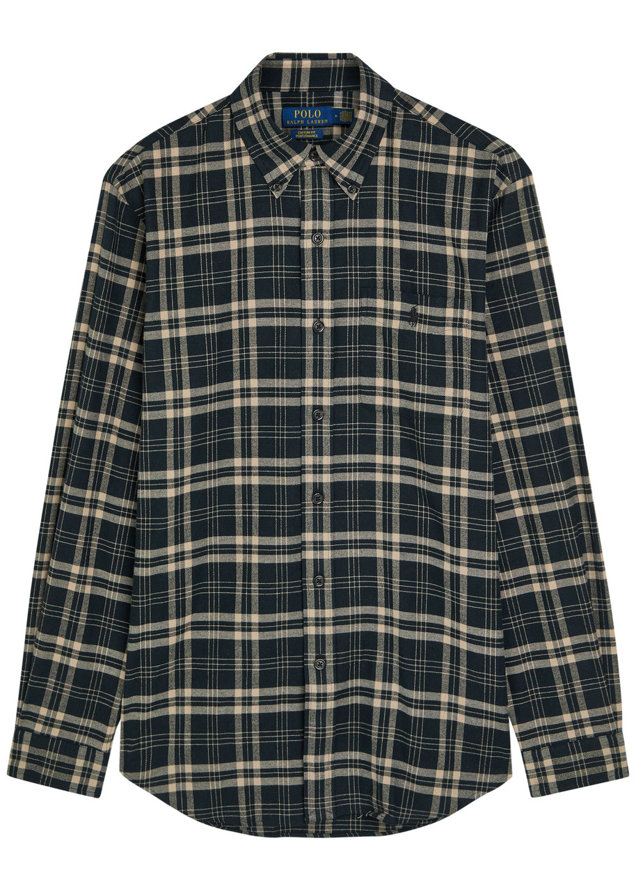 Polo Ralph Lauren Checked Flannel Shirt – Black