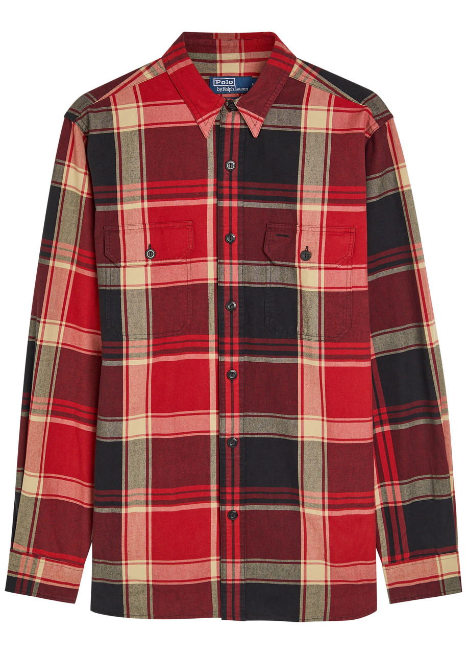 Polo Ralph Lauren Checked Cotton Shirt – Red Polo Ralph Lauren Checked Cotton Shirt – Red