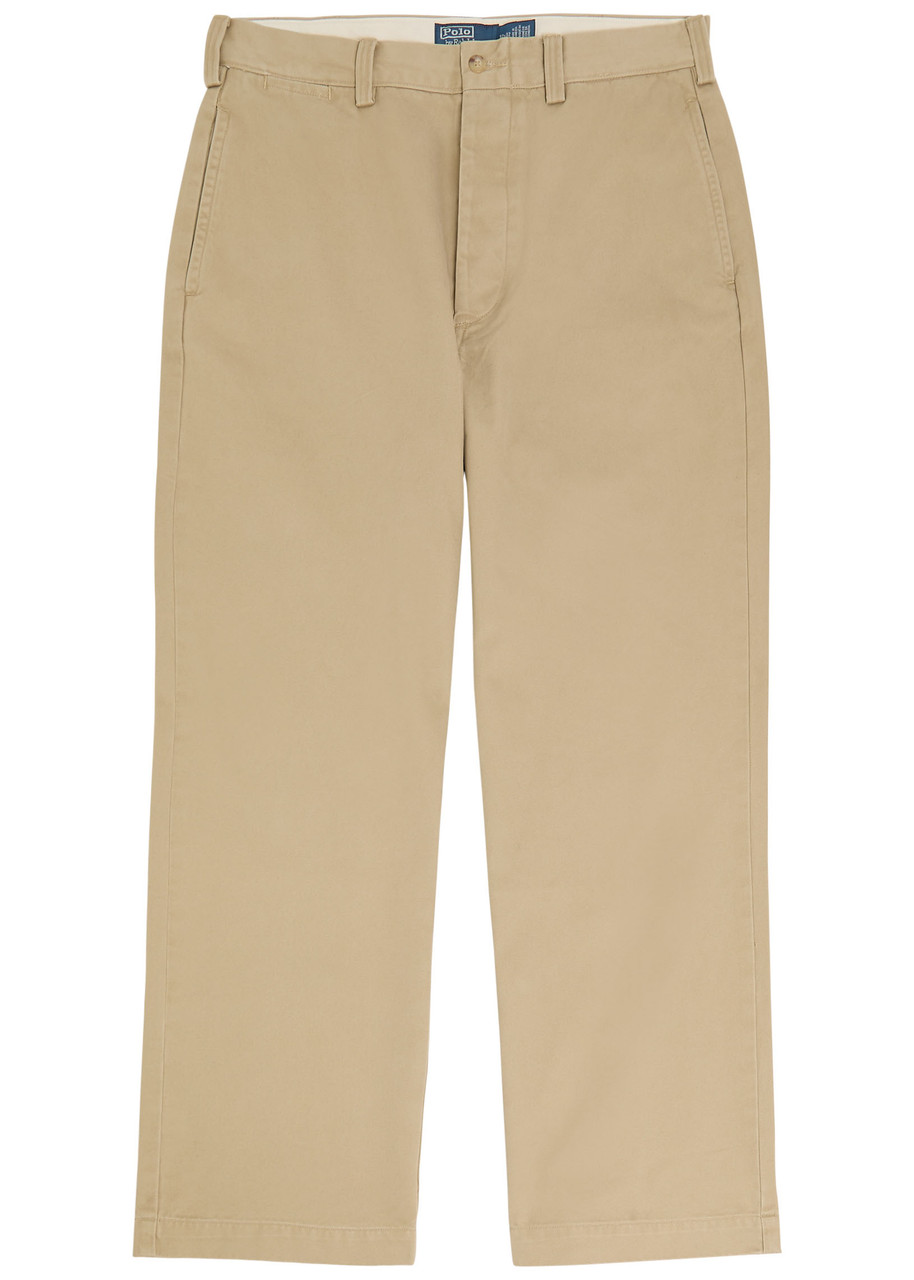 Polo Ralph Lauren Straight-leg Cotton Chino Trousers – Beige – W S Polo Ralph Lauren Straight-leg Cotton Chino Trousers – Beige – W S