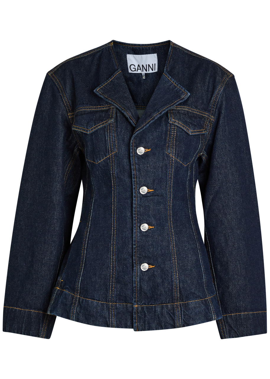 Ganni Panelled Denim Jacket – Ganni Panelled Denim Jacket –