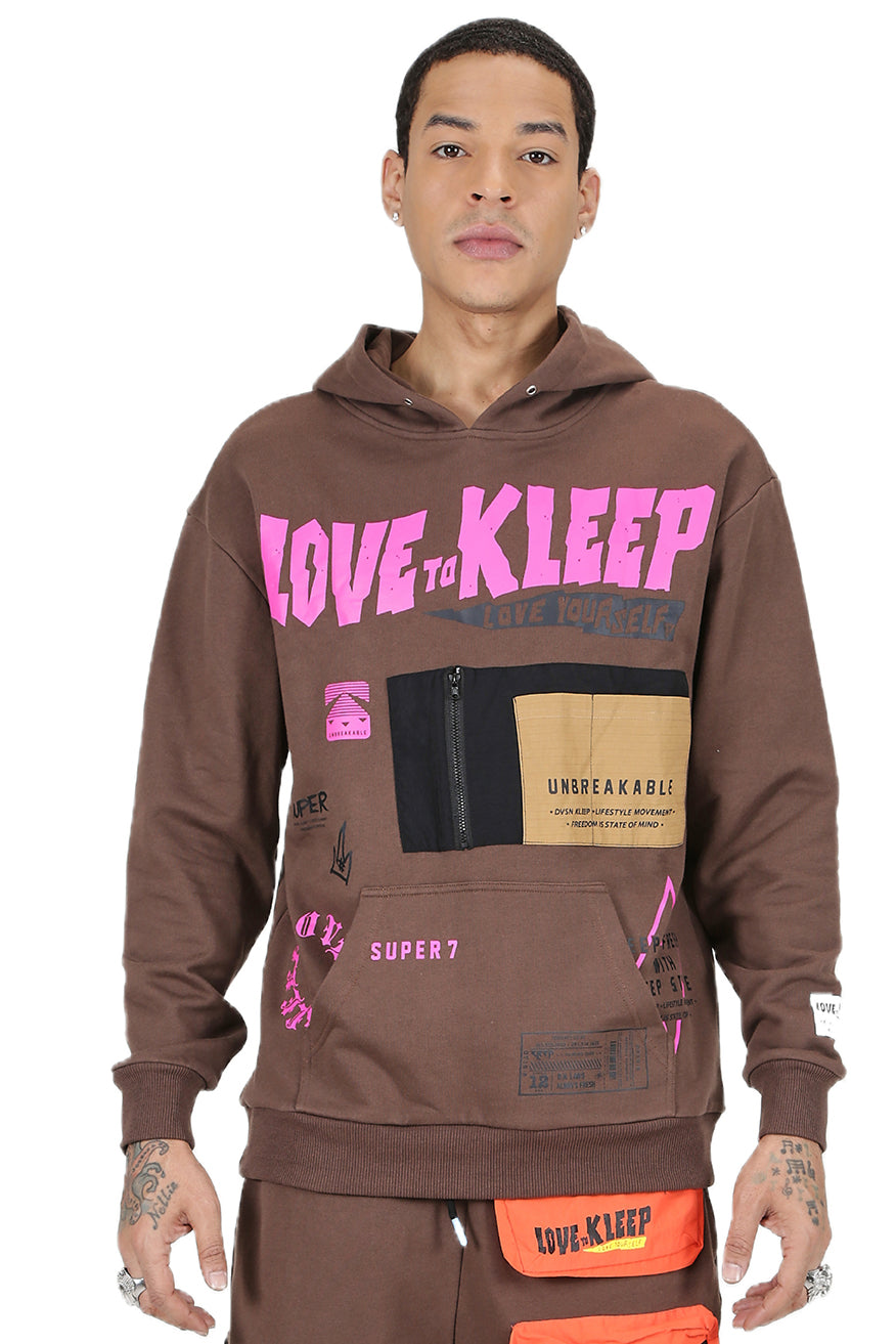 AVEN Men’s Premium French Terry Graphic Pullover Hoodie AVEN Men’s Premium French Terry Graphic Pullover Hoodie