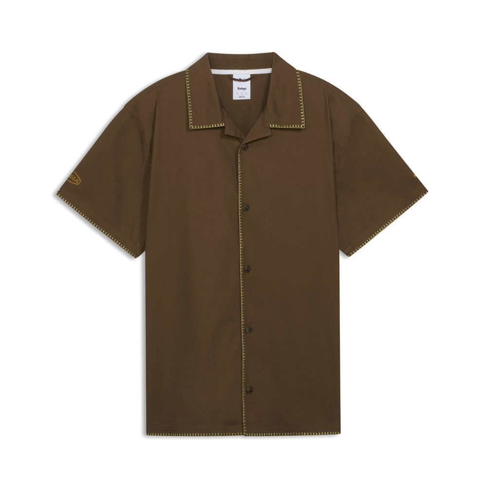 PUMA PUMA X BODEGA Collared Short Sleeve Button Up Shirt PUMA PUMA X BODEGA Collared Short Sleeve Button Up Shirt