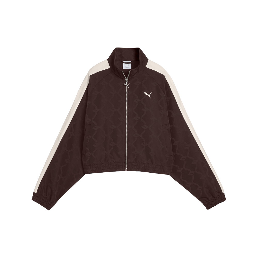 PUMA T Jacquarded Woven Relaxed Track Jacket PUMA T Jacquarded Woven Relaxed Track Jacket