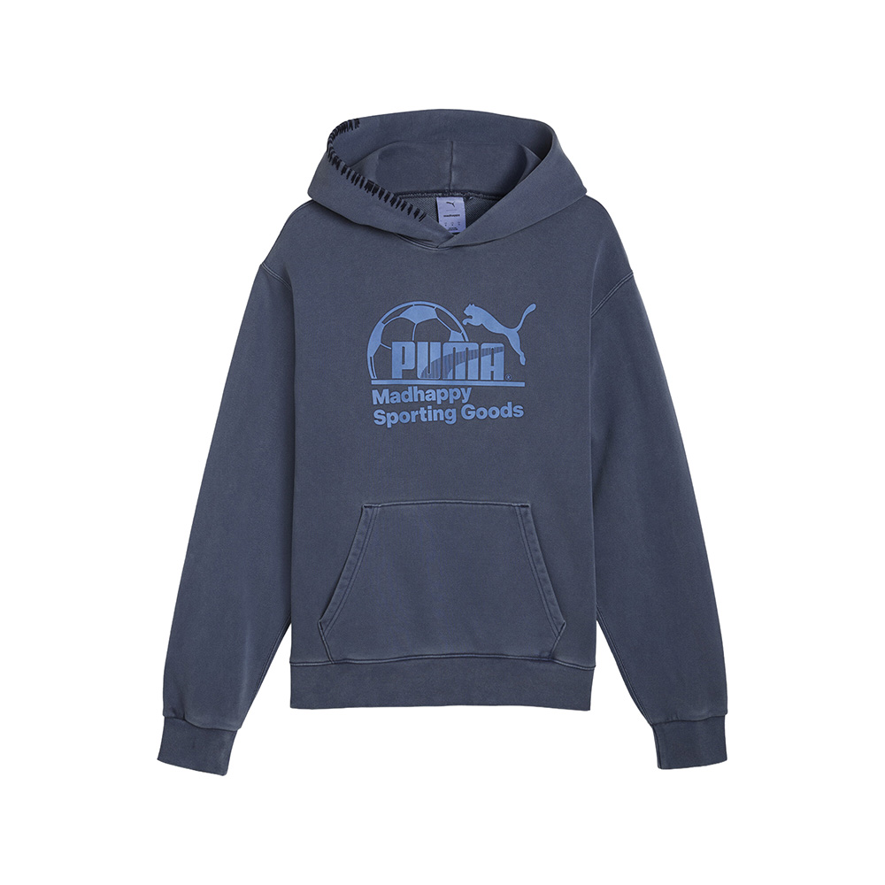 PUMA PUMA X MADHAPPY Relaxed Graphic Fleece Pullover Hoodie