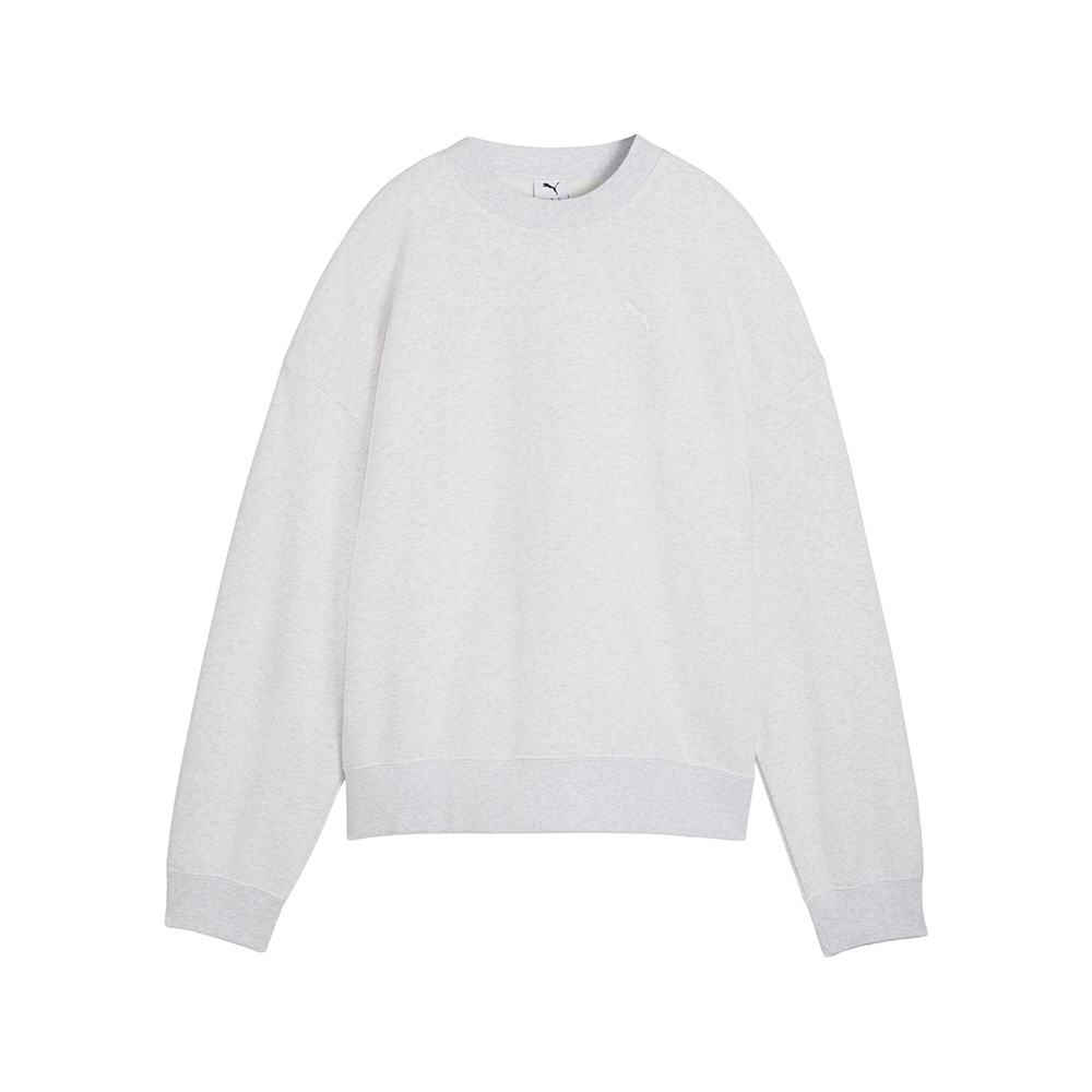 PUMA Wardrobe Essentials Short Oversized Crew Neck Sweatshirt PUMA Wardrobe Essentials Short Oversized Crew Neck Sweatshirt