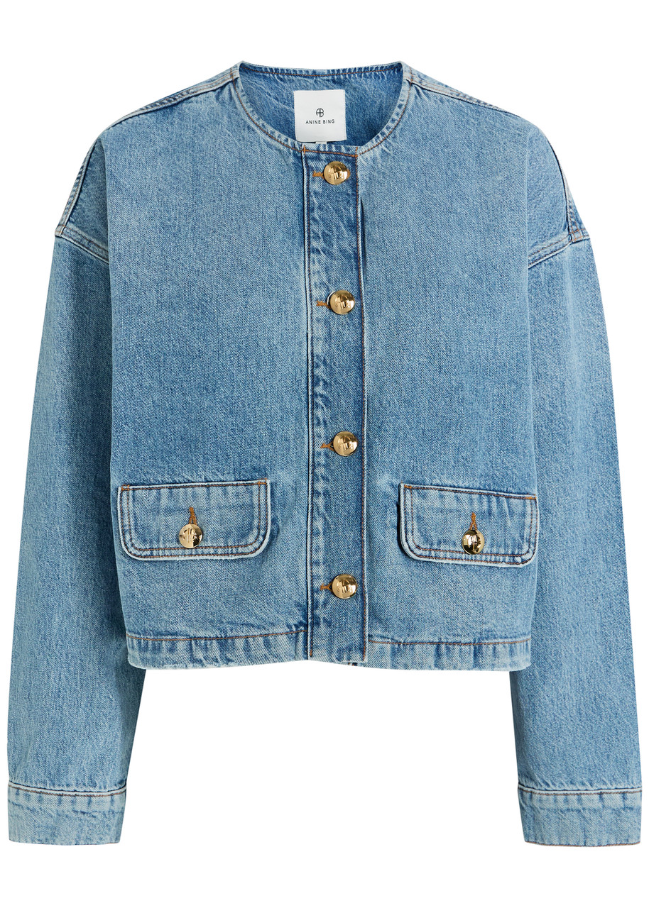 Anine Bing Blanche Denim Jacket – M M Anine Bing Blanche Denim Jacket – M M