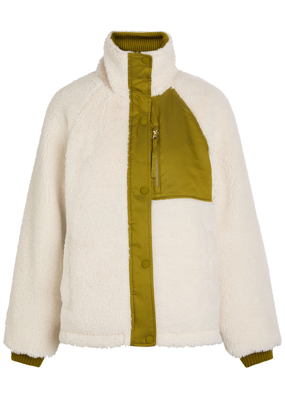 Varley Glover Reversible Fleece and Soft-twill Jacket – Green – M M Varley Glover Reversible Fleece and Soft-twill Jacket – Green – M M
