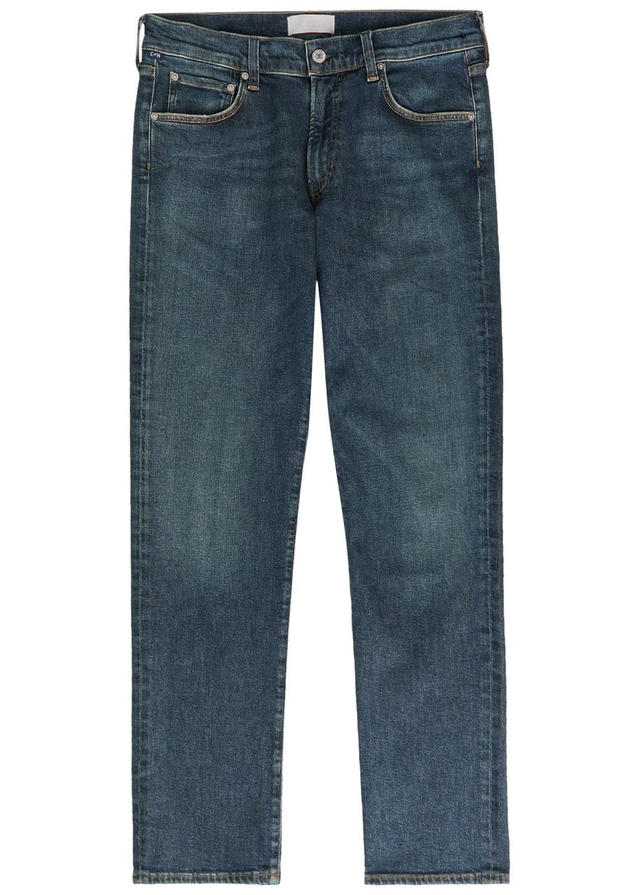 Citizens OF Humanity Gage Slim Straight-leg Jeans – Indigo – W S Citizens OF Humanity Gage Slim Straight-leg Jeans – Indigo – W S