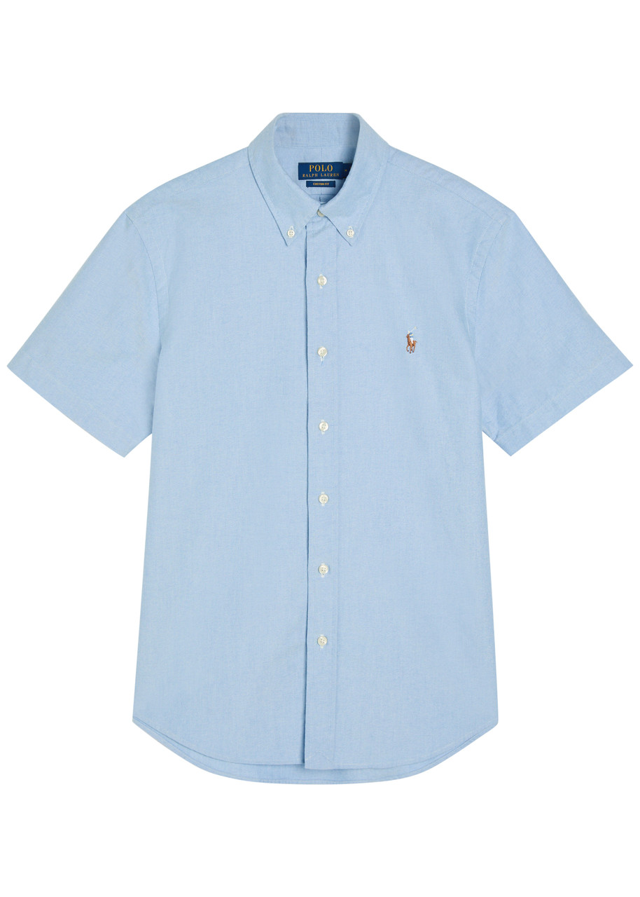 Polo Ralph Lauren Logo-embroidered Cotton Shirt – Light Blue Polo Ralph Lauren Logo-embroidered Cotton Shirt – Light Blue