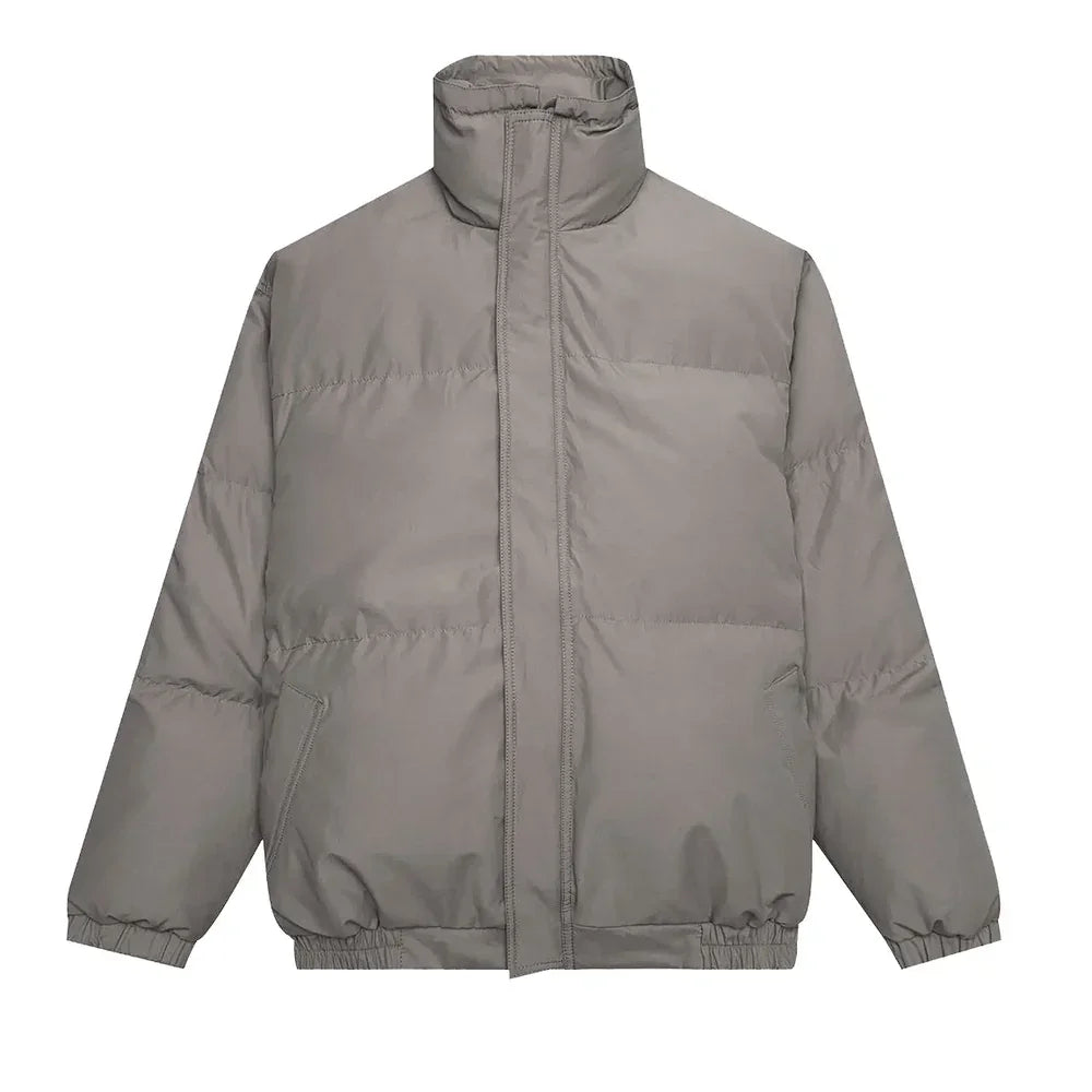 Fear of God Essentials Puffer Jacket Cement Fear of God Essentials Puffer Jacket Cement