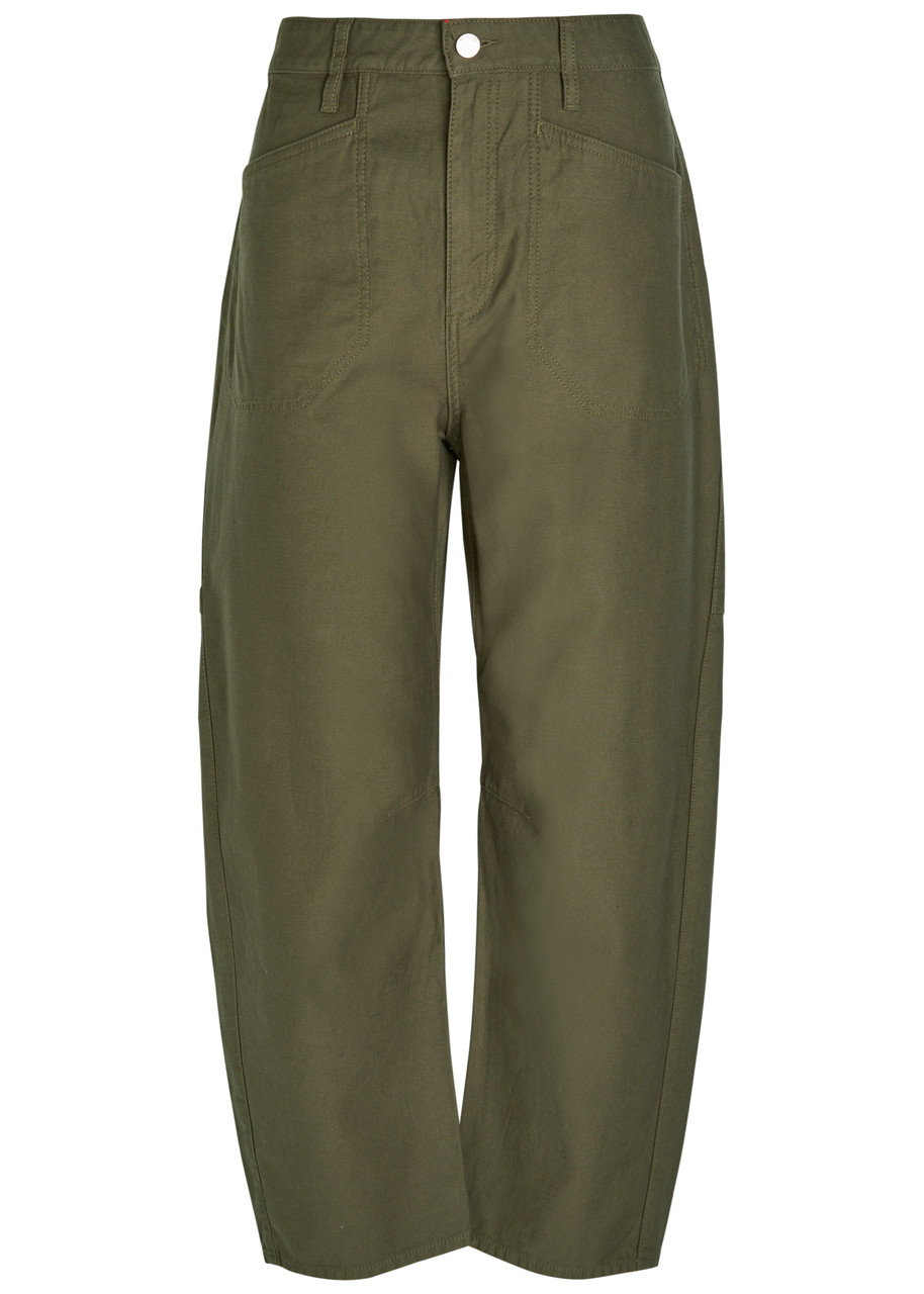 Rag & Bone Stevie Utility Tapered-leg Cotton Trousers – Khaki – W Rag & Bone Stevie Utility Tapered-leg Cotton Trousers – Khaki – W