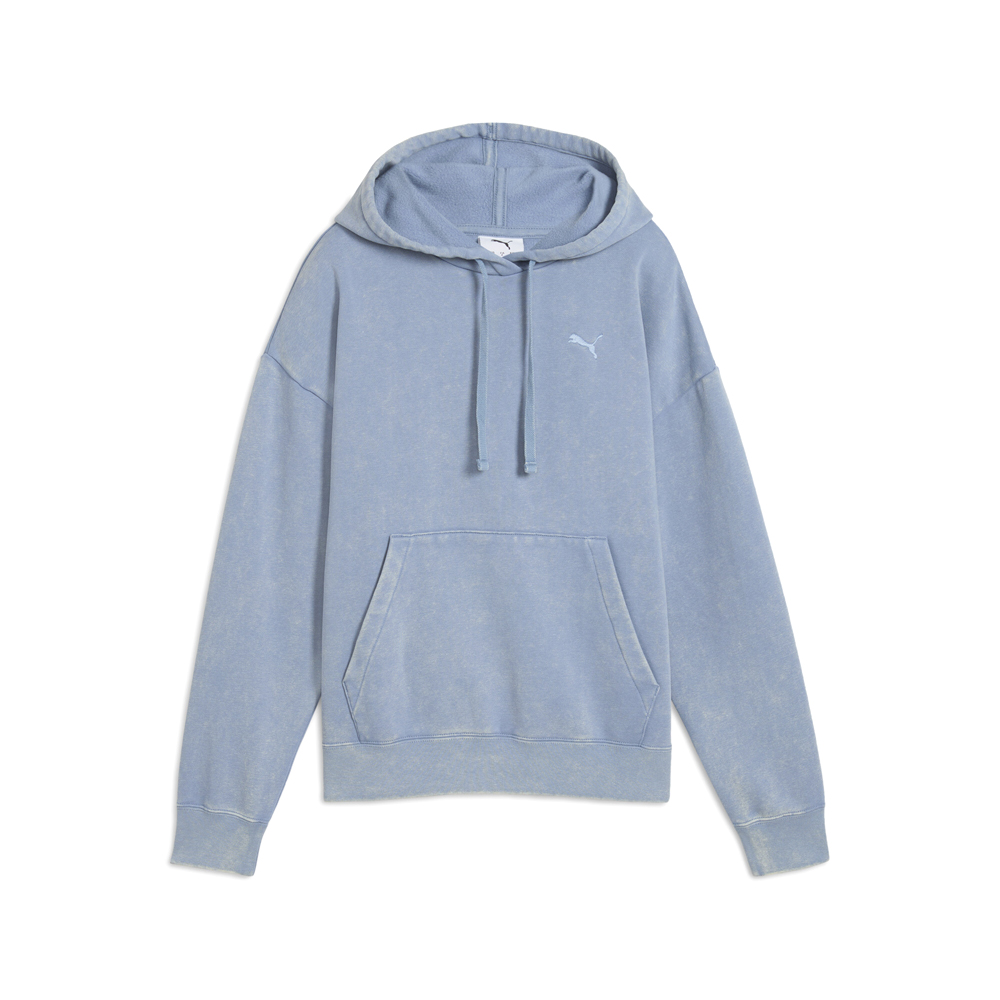 PUMA Elevated Essentials Acid Wash Fleece Pullover Hoodie PUMA Elevated Essentials Acid Wash Fleece Pullover Hoodie
