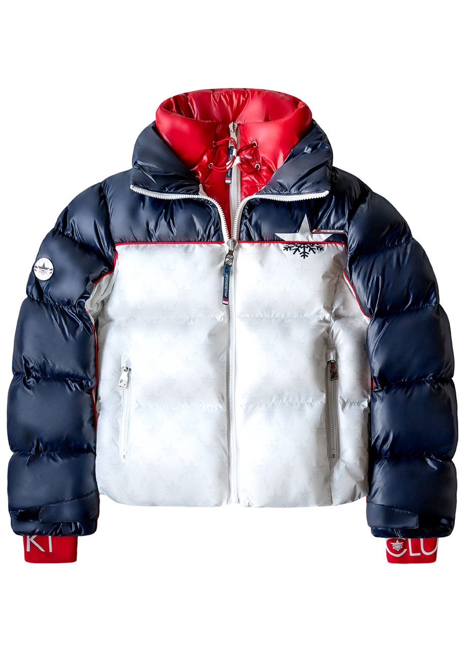 Malibu Ski Club Skisport Puffer Jacket – White – L L Malibu Ski Club Skisport Puffer Jacket – White – L L