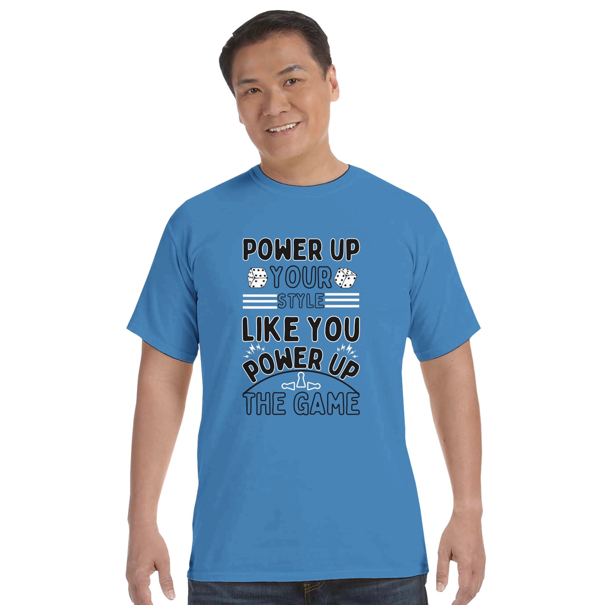 Bold Gaming Vibes – Crewneck Shirt by Comfort Colors – S royal caribe Bold Gaming Vibes – Crewneck Shirt by Comfort Colors – S royal caribe