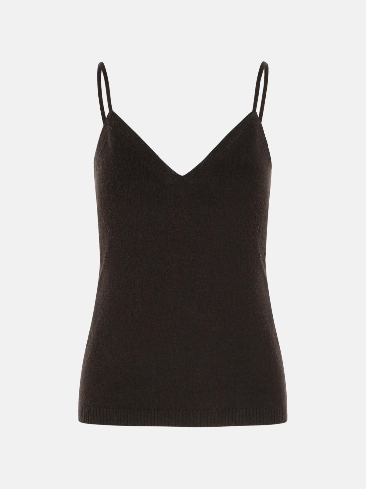 LISA YANG ‘Nala’ Dark Oak Cashmere Tank Top LISA YANG ‘Nala’ Dark Oak Cashmere Tank Top