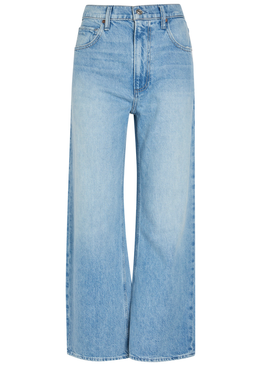 Paige Arellia Barrel-leg Denim Jeans – Light Blue – W S Paige Arellia Barrel-leg Denim Jeans – Light Blue – W S