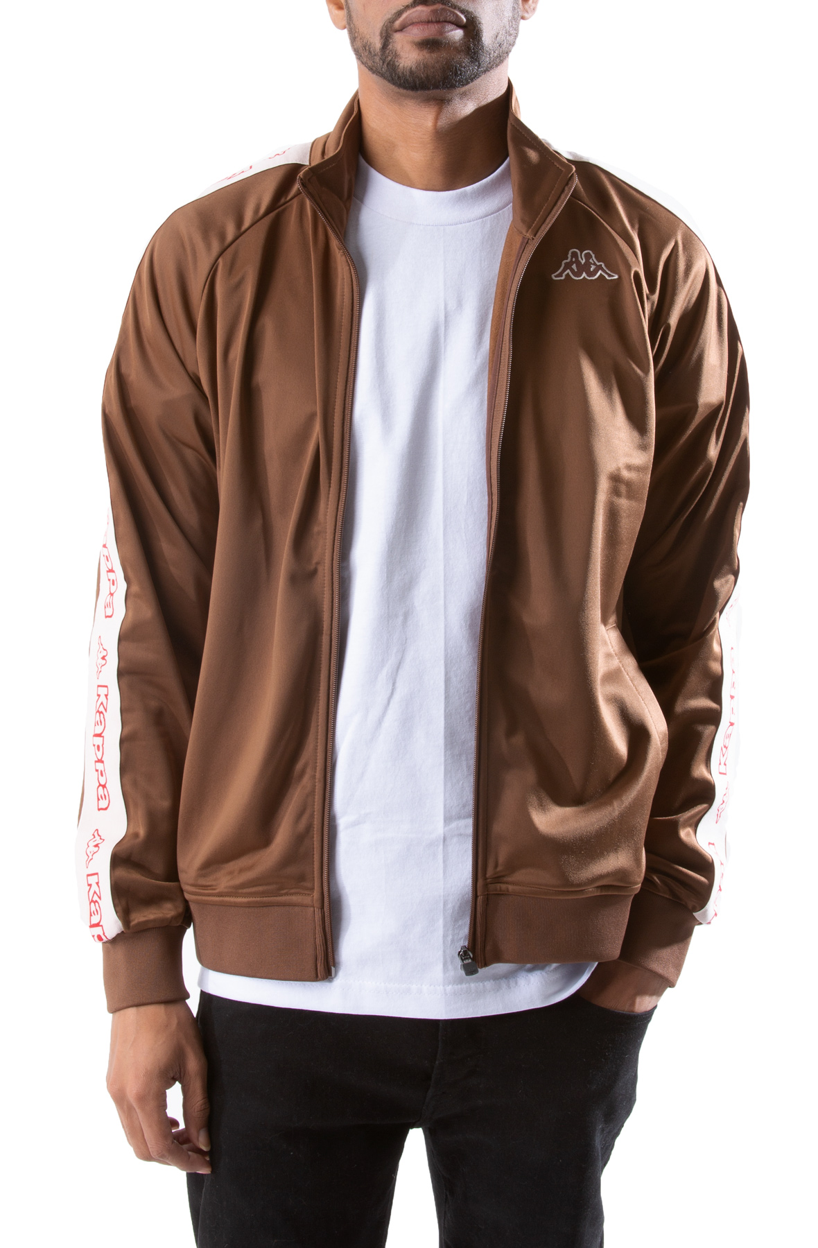 Men Logo Tape Artem Track Jacket Brown-Pink Lt-Red Cherry Jackets Brown-Pink Lt Men Logo Tape Artem Track Jacket Brown-Pink Lt-Red Cherry Jackets Brown-Pink Lt