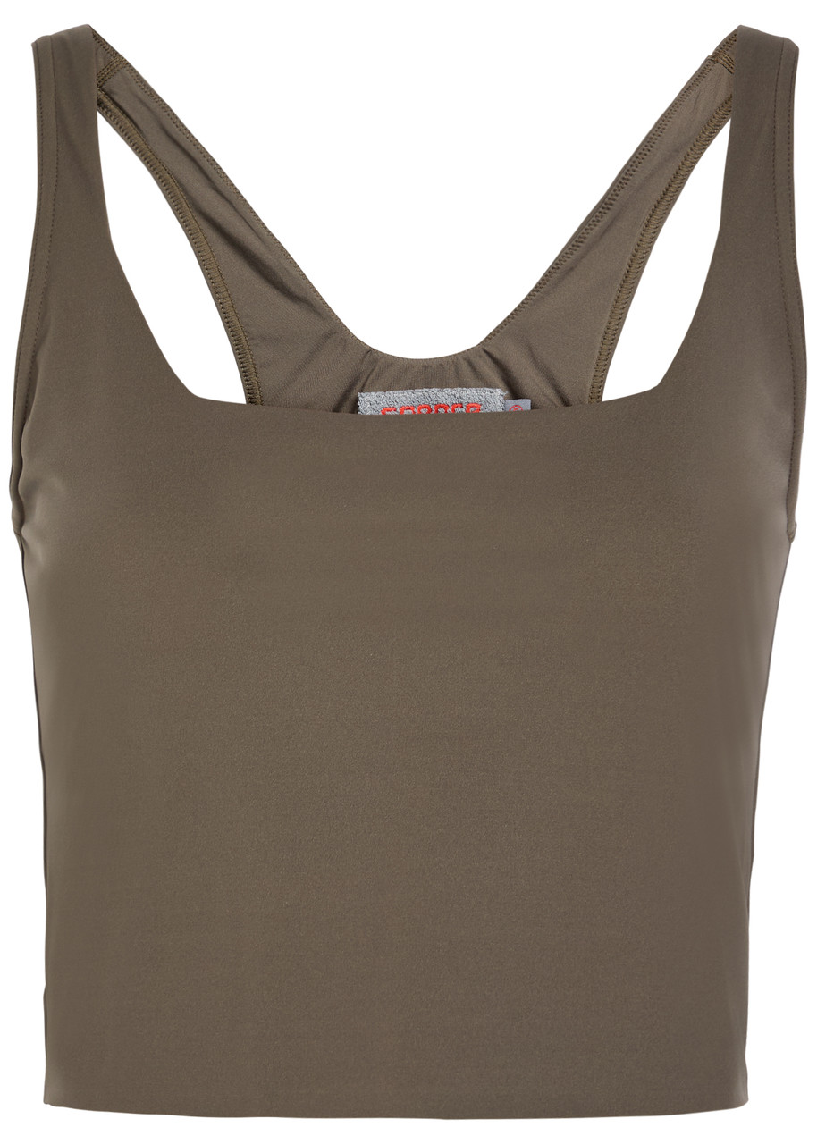 Spence Martina Spenceform Cropped Tank top – Brown Spence Martina Spenceform Cropped Tank top – Brown