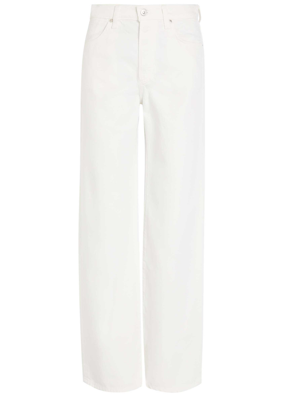Citizens OF Humanity Annina Wide-leg Jeans – Off White – W S Citizens OF Humanity Annina Wide-leg Jeans – Off White – W S