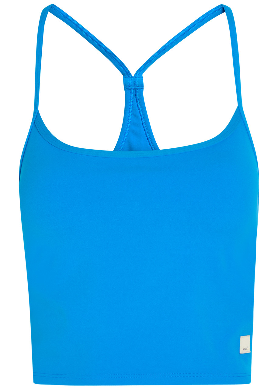Vuori Allthefeels . Stretch-jersey Workout Tank top – Bright Blue – L L Vuori Allthefeels . Stretch-jersey Workout Tank top – Bright Blue – L L