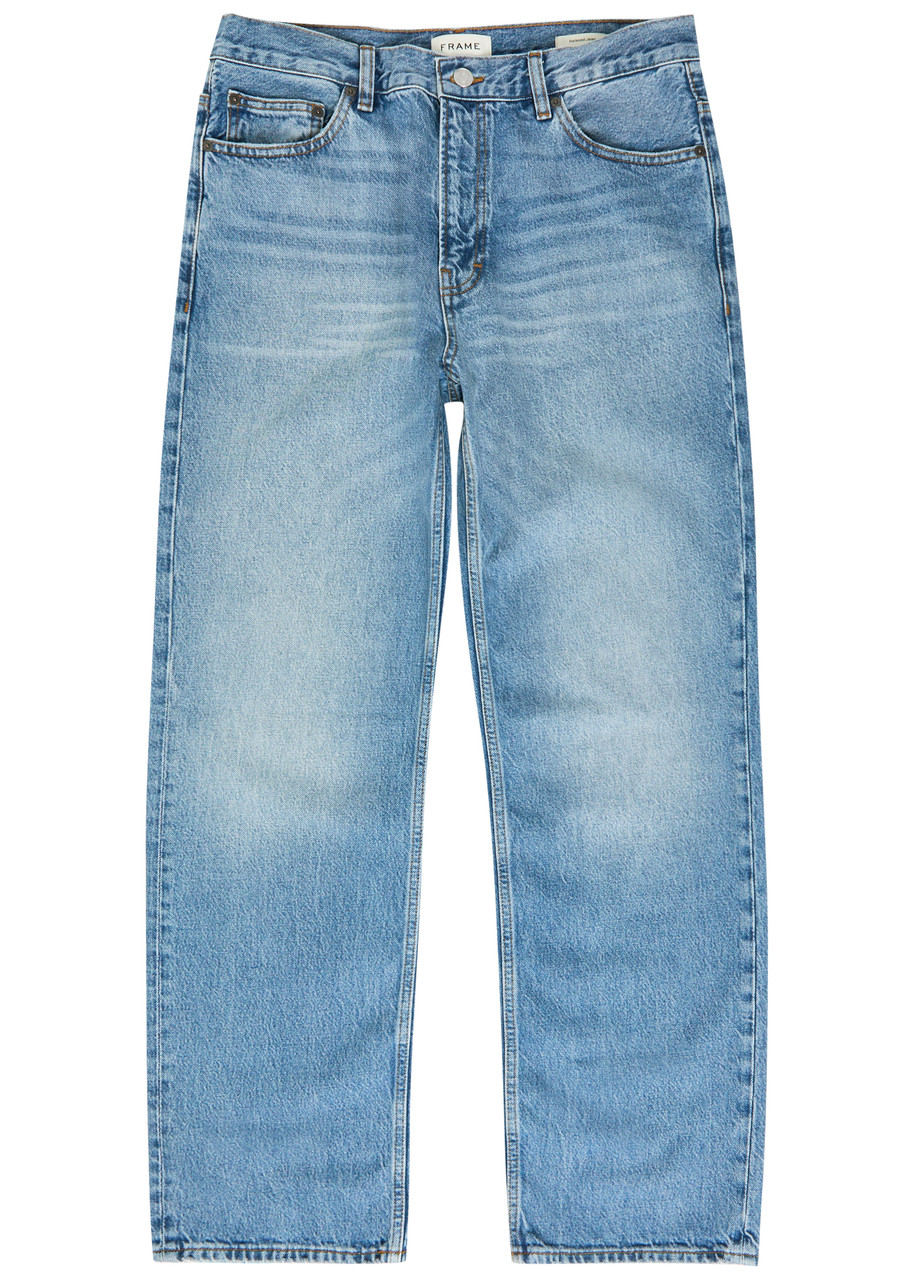 Frame The Relaxed Straight-leg Jeans – Light Blue – W S Frame The Relaxed Straight-leg Jeans – Light Blue – W S